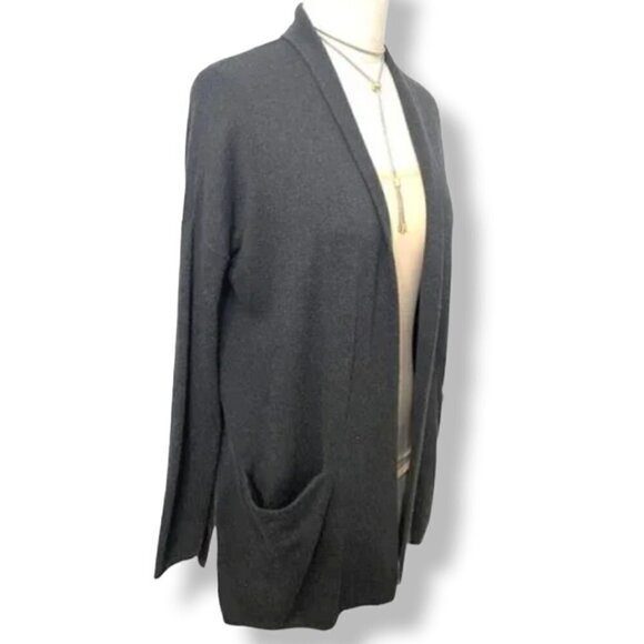 GAP Wool Blend Open Front Cardigan w/Pockets in Gray, Women’s Size XS - Picture 1 of 8
